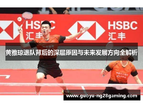 黄雅琼退队背后的深层原因与未来发展方向全解析